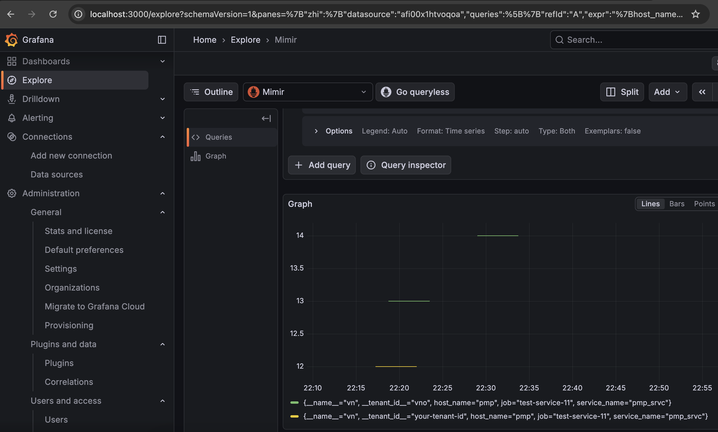 Grafana Explore Tenants Grafana Explore Tenants